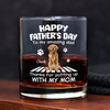 Custom Dog Happy Father’s Day To Our Amazing Dad Whiskey Glass Gift For Dog Dad HO82 902508