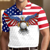 Custom Name Eagle US Flag Personalized Patriotic Polo Shirt HA75 920392