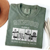 Custom Photo Senior Football Mama Comfort Color Shirt Gifts For Football Mom, Football Lover CH07 899444