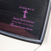 In Memory Of Personalized Memorial Car Window Decal Sticker HA75 920006