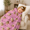 Personalized Photo & Name Blanket for Kids, Soft Fleece Blanket, Newborn Baby Shower Gift, Nursery Blanket LM32 669515