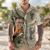 Custom Dad Photo Best Dad Ever Hunting Hawaii Shirt Gift For Hunting Lovers HO82 893792