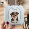 Custom Dog Cat Photo Realistic Watercolor Art Jewelry Travel Box HA75 920586