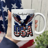 Faith, Family & Freedom America 250 Years Patriotic White Mug LM32 897359