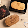 Personalized Name & Birth Flower Wooden Jewelry Box, Keepsake Gift LM32 670337