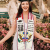 Custom Photo With Country Flag Class Of 2026 Stole Graduation Gift, Senior Gift LM32 897699