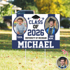 Personalized Let's Make Memories All Grown Up Graduation Class Of 2026 Yard Sign HO82 901346