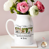 Custom Photo Mom, To Me You Are The World To Mom Vase Mothers Day Gift CH07 910914