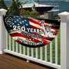 Custom Family Name 250 Years We The People Non-Pleated Fan Flag HA75 920908