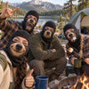 Funny Bear Face 3D Mask, Wildlife Adventure with Friends, Campers LM32 670417
