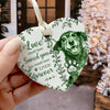 Custom Photo Dog Cat Memorial Heart Shaped Ceramic Ornament HA75 919454