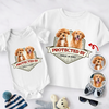 Custom Photo Protected By Dog Baby Onesie For Dog Lovers LM32 895033