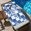 Personalized Vans Checker Pattern In Retro Style Beach Towel HA75 892798