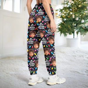 Best Mom Dad Ever Christmas Light - Personalized Sweatpants CH07 899396