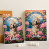 Custom Photo Floral Dog Cat Building Brick Blocks HA75 920520