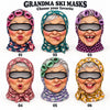 Funny Grandma Meme Face Ski Mask, Winter Mask, Novelty Skiing Gift LM32 670421