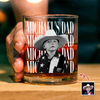 Personalized Vintage Photo Dad, Mom Whiskey Glass TH10 170077