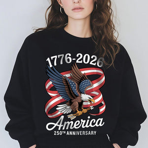 America 250Th Anniversary 1776-2026 Eagle Us Flag Dark Shirt HA75 898830