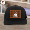 Personalized Vintage Photo Best Dad Mom Ever Leather Patch Cap Gift for Dad HA75 921450