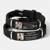 Custom Couple Photo Wristband Bracelet Couple Gift, Anniversary Gift, Meaningful Gift LM32 669637