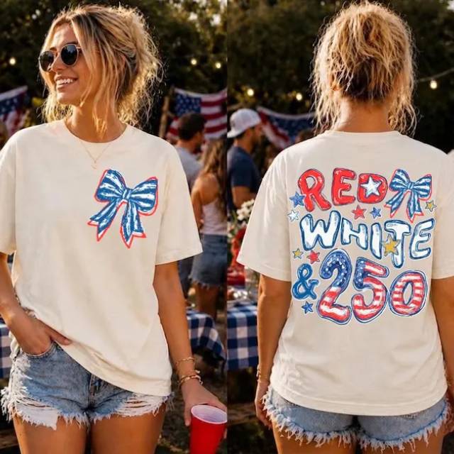Red White Blue 250th Anniversary Patriotic Comfort Shirt HO82 902908