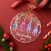 My Grandkids Handprints - Personalized Circle Glass Ornament LM32 895897