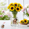 Custom Photo Happy Mother's Day Glass Vase CH07 910936