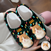 Custom Photo Cat Christmas Lights Slippers Unique Funny Gift HA75 897694