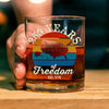 Custom Dog Photo 250 Years of Freedom EST. 1776 Whiskey Glass LM32 895325