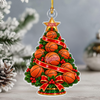 Personalized Sports Ball Tree Acrylic Ornament , Football Basketball Volleyball Tennis Softball Christmas Keepsake Gift HA75 919496