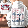 Custom Name America 1776 Front And Back Shirt TH10 898927