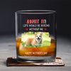 Custom Photo Admit It Life Would Be Boring Without Dog For Father's Day Whiskey Glass CH07 895456