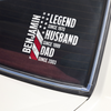 Personalized Legend Husband Dad Grandpa Car Sticker – Personalized Family Gift HO82 902372