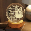 Custom Photo Memorial Once By My Side Forever In My Heart Engraved Crystal Ball LED Night Light HO82 901418