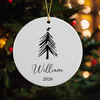 Personalized Custom Name Family Ceramic Ornament For Christmas TH10 170651