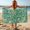 Custom Hawaii In The Air Face Cat Photo Beach Towel HO82 894010