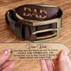 Belt Reminder We Love You For Dad - Personalized Engraved Leather Belt TH10 892873