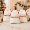 Custom Name Gingerbread Letter Christmas Sack, Personalized Holiday Gift Bag TH10 171349