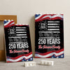 Custom 250 Years USA 250th Birthday 1776-2026 Eagle Building Brick Blocks HA75 920538