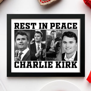 Rest In Peace For Charlie Kirk Memorial Picture Frame HO82 65738