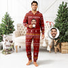 Custom Portrait Photo Merry Christmas Onesie Pajamas HO82 900640
