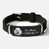 Custom Dog Photo Memorial Bracelets with Photo - I'M Always With You CH07 180288
