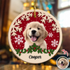 Custom Photo Dog Christmas - Personalized 2-Layered Wooden Ornament CH07 896862