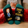 Personalized Shhh I'm Reading Gifts For Book Lovers, Readers TH10 171081