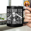 Personalized Vintage Photo Best Dad Mom Ever Black Mug Gift For Father's Day HA75 921432