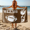 Personalized Athletic Summer Beach Towels For Sport Lovers LM32 893465
