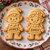 Custom Name Christmas Elf Cookie Cutter & Stamp, Christmas Baking Gift CH07 181102