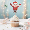 Custom Funny Photo Christmas Cupcake Toppers Xmas Decor TH10 894765