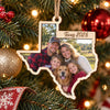 Custom Photo & State Personalized Wood Ornament Gift For Family HA75 921964