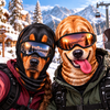 Funny Dog Face Ski Mask, 3D Novelty Animal Mask for Skiing & Snowboarding CH07 180836